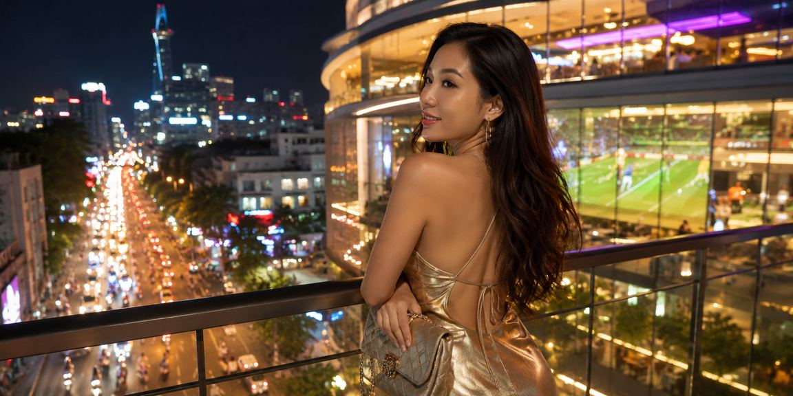 Người dùng tại Thành phố Hồ Chí Minh thao tác ứng dụng casino trên điện thoại